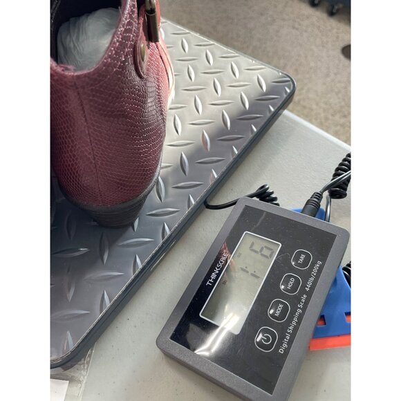 Earth Origins Marietta Malcolm Ankle Boot Size 6 Merlot Leather Slouchy Boho - Picture 8 of 8